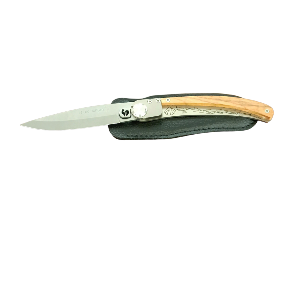 Couteau de poche Le Coq Français Bois d'Olivier Le Puy en Velay — free download