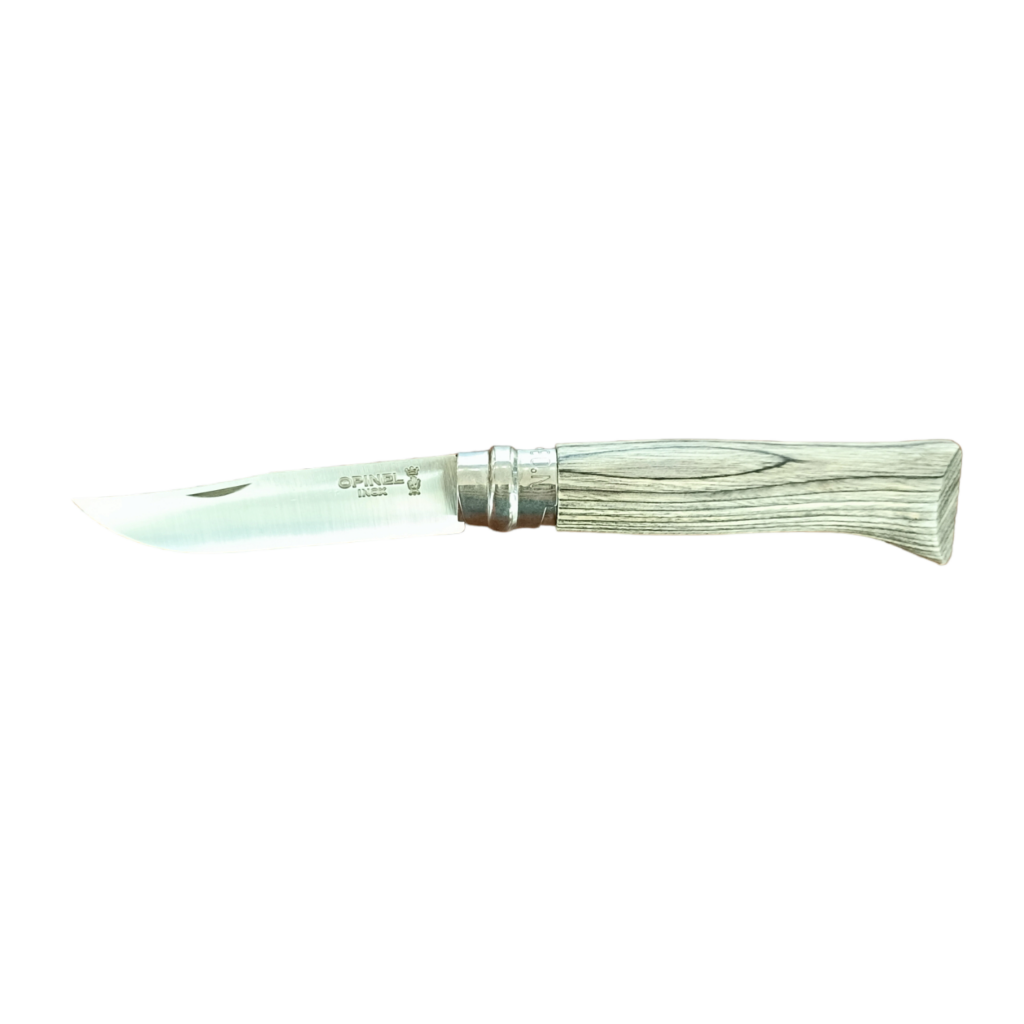 Opinel N 08 Bouleau Lamell Gris Coutellerie Thiernoise Vichy opinel-n-08-bouleau-lamell-gris-coutellerie-thiernoise-vichy